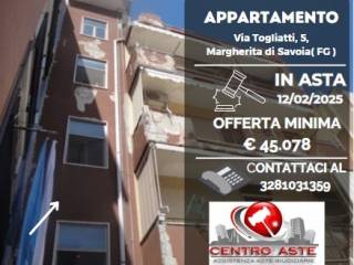 Appartamento all'asta a margherita di savoia via palmiro togliatti, 5, 76016 margherita di savoia bt, italia