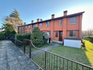 Villa a schiera in vendita a calco via nuova provinciale, 7