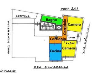 Appartamento in in vendita da privato a mortara piazza silvabella, 23