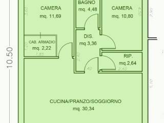 Appartamento in vendita a montescudo-monte colombo via filippo turati