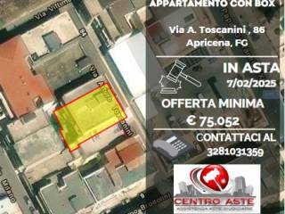 Appartamento all'asta ad apricena via arturo toscanini, 86, 71011 apricena fg, italia