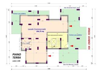 Negozio in vendita a rende via enrico fermi