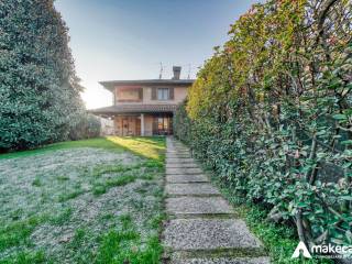 Villa bifamiliare in vendita a mulazzano via de gasperi, 4/a