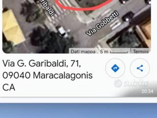 Terreno residenziale in vendita a maracalagonis via giuseppe garibaldi, 71