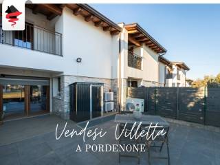 Villa a schiera in vendita a pordenone viale grande, 24b