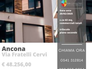 Appartamento all'asta ad ancona via fratelli cervi, 45