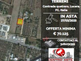 Terreno agricolo all'asta a lucera s.da . contrada quatraro, 71036 lucera fg, italia