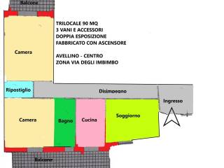 Appartamento in vendita ad avellino via enrico capozzi