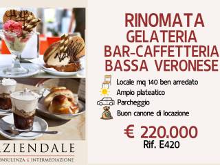 Gelateria in vendita a verona stradone porta palio, 74/b