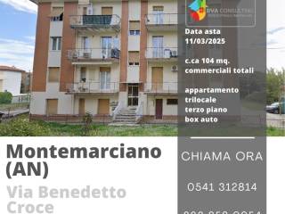 Appartamento all'asta a montemarciano via benedetto croce, 19