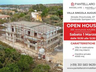 Villa in vendita ad augusta strada provinciale carlentini brucoli