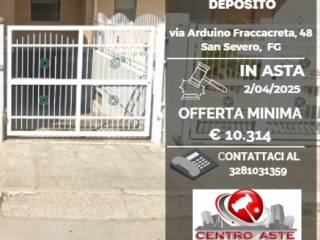 Magazzino all'asta a san severo via arduino fraccacreta, 71016 san severo fg, italia