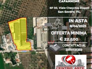 Capannone all'asta a san severo sp30 & viale checchia rispoli, 71016 san severo fg, italia