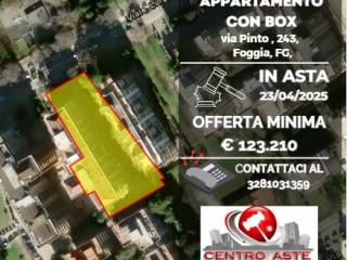 Appartamento all'asta a foggia viale luigi pinto, 243, 71122 foggia fg, italia