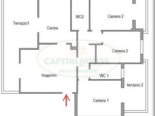 Appartamento in in vendita da privato a vitulazio viale john fitzgerald kennedy traversa 5, 23