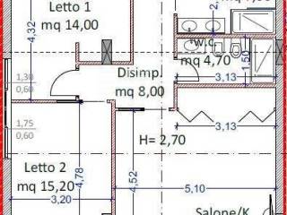 Appartamento in vendita a castel di sangro via canale del principe, 65