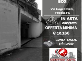 Garage in vendita a foggia via luigi rovelli, 71122 foggia fg, italia