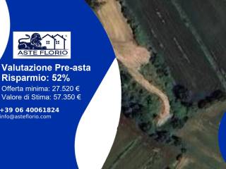 Terreno residenziale all'asta a cortona località montecchio