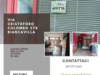 Negozio in affitto a biancavilla viale c. colombo, 278