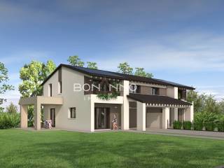 Villa bifamiliare in vendita a fonte via asolana