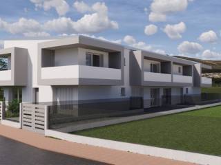 Villa bifamiliare in vendita a campagna lupia via sandro pertini snc