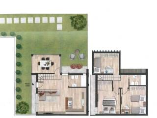 Villa bifamiliare in vendita a nettuno via monte civetta