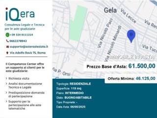Appartamento all'asta a gela via luigi carlo farini