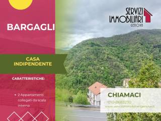 Casa indipendente in vendita a bargagli via aimone martini