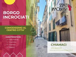Appartamento in vendita a genova via borgo degli incrociati