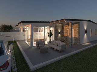 Villa bifamiliare in vendita ad aprilia via giove
