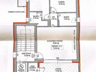 Appartamento in vendita a riccione viale adigrat
