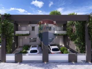 Villa a schiera in vendita a carmiano via villa convento, 8