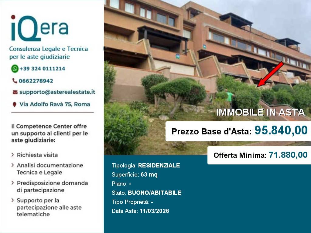 appartamento in vendita ad Olbia in zona Cugnana