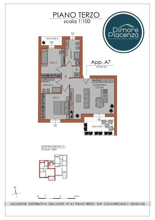 appartamento in vendita a Piacenza in zona Stadio