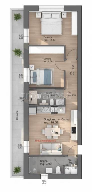 appartamento in vendita a Rimini in zona Miramare di Rimini