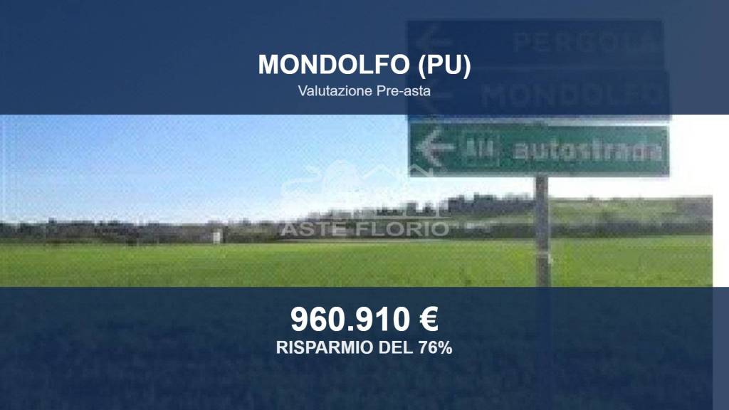 terreno in vendita a Mondolfo in zona Marotta