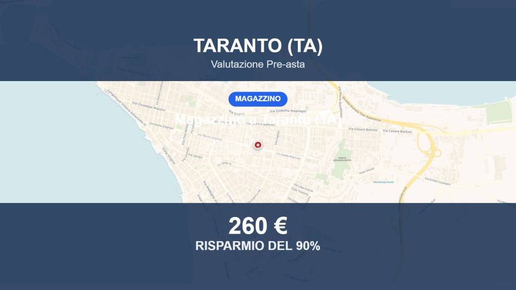 locale commerciale in vendita a Taranto
