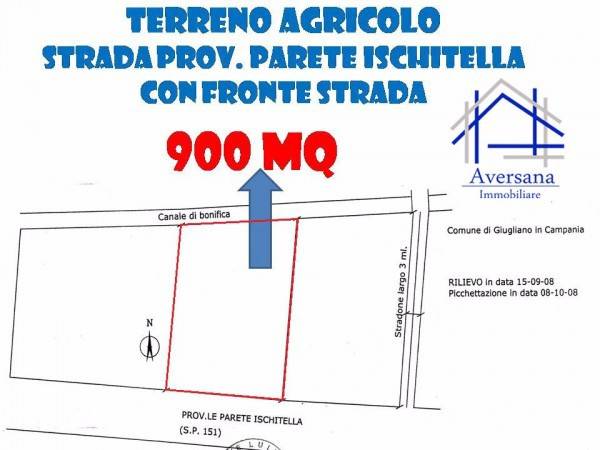 Terreno Agricolo in vendita a Giugliano in Campania strada Provinciale Santa Maria a Cubito Aversa