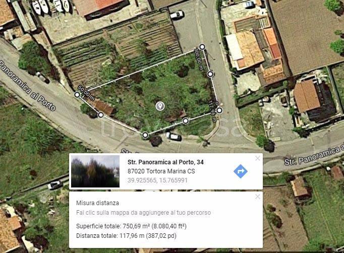 Terreno Residenziale in vendita a Tortora strada Panoramica al Porto
