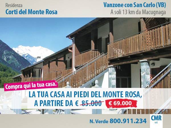 Appartamento in vendita a Vanzone con San Carlo località Valleggio