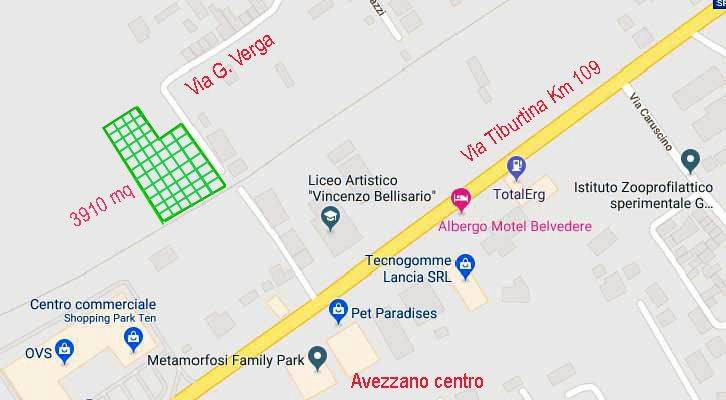 Terreno Residenziale in vendita ad Avezzano via Giovanni Verga