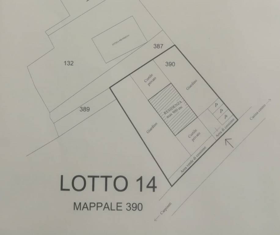 Terreno Residenziale in vendita a Casina via Roma