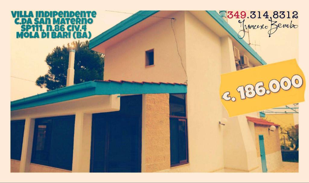 Villa in in vendita da privato a Mola di Bari strada Provinciale Mola di bari-rutigliano, 86