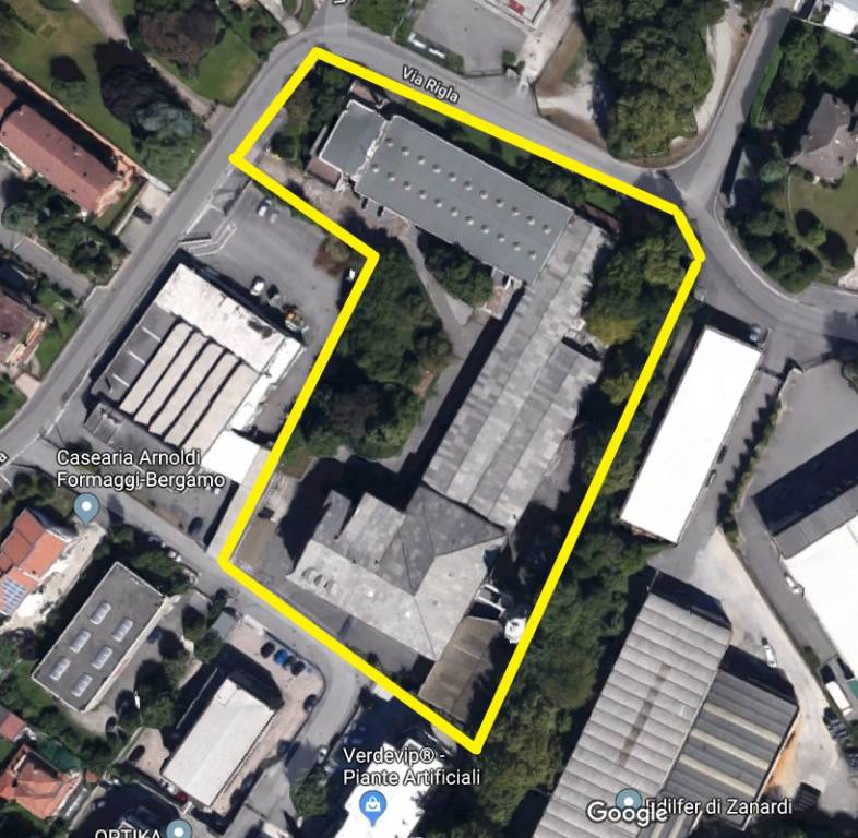 Capannone Industriale in in vendita da privato a Ponteranica via Rigla, 46