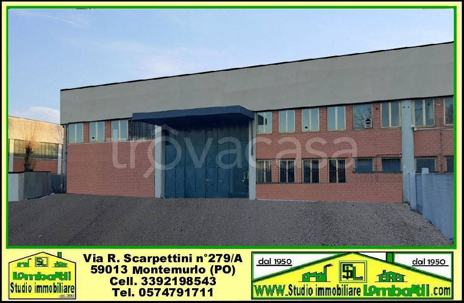Capannone Industriale in vendita a Prato via Franco Vannetti Donnini