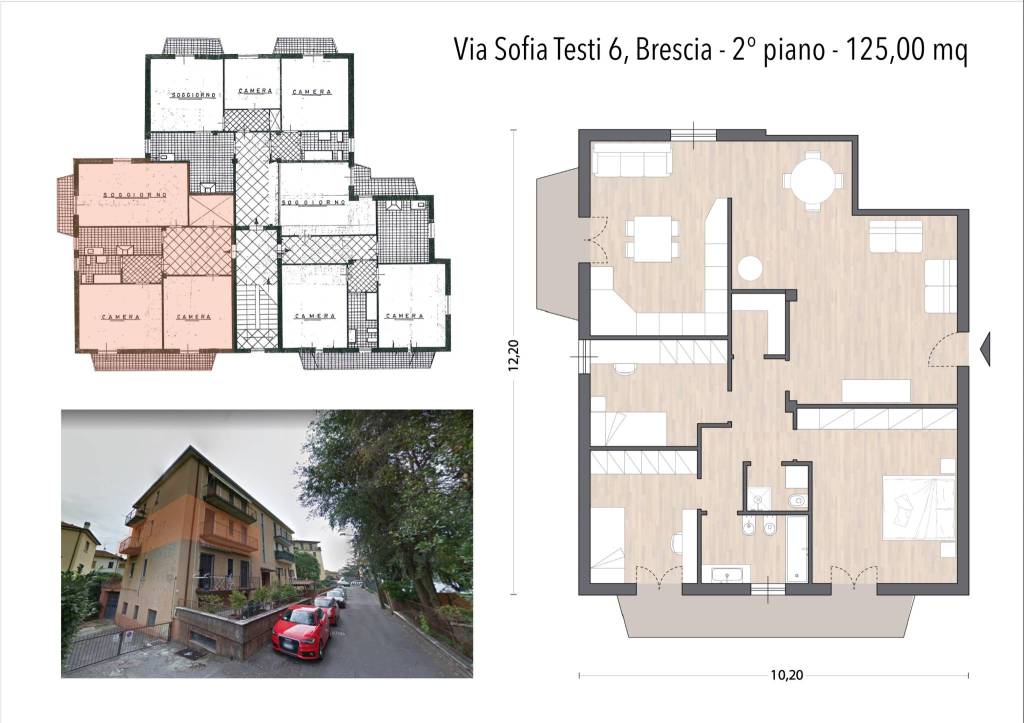 Appartamento in in vendita da privato a Brescia via Sofia Testi, 6