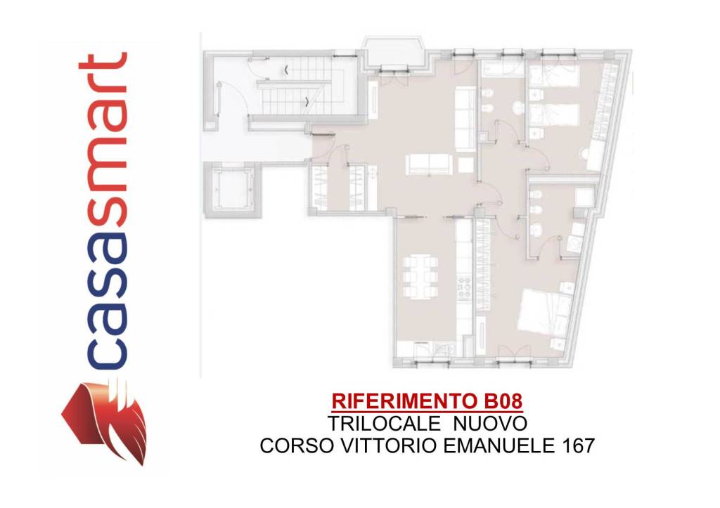 Appartamento in vendita a Piacenza corso Vittorio Emanuele ii, 167